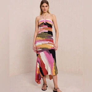 A.L.C.  Women's Nova Crochet Midi-Dress NWT